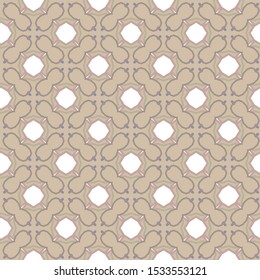 Seamless vector pattern in geometric ornamental style