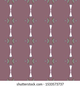 Seamless vector pattern in geometric ornamental style