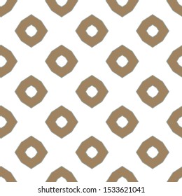 Seamless vector pattern in geometric ornamental style