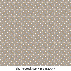 Seamless vector pattern in geometric ornamental style