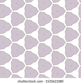 Seamless vector pattern in geometric ornamental style