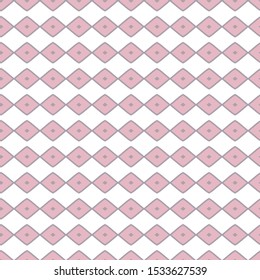 Seamless vector pattern in geometric ornamental style