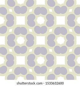 Seamless vector pattern in geometric ornamental style
