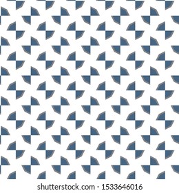 Seamless vector pattern in geometric ornamental style