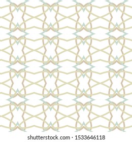 Seamless vector pattern in geometric ornamental style