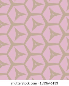 Seamless vector pattern in geometric ornamental style