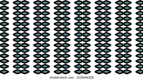 Seamless vector pattern in geometric ornamental style
