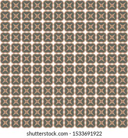 Seamless vector pattern in geometric ornamental style
