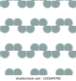 Seamless vector pattern in geometric ornamental style