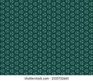 Seamless vector pattern in geometric ornamental style