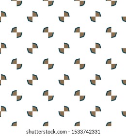 Seamless vector pattern in geometric ornamental style