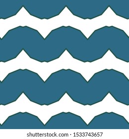 Seamless vector pattern in geometric ornamental style