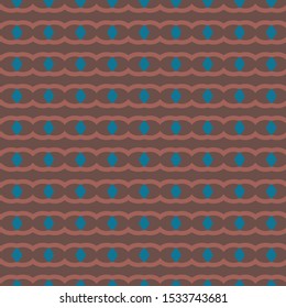 Seamless vector pattern in geometric ornamental style