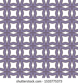 Seamless vector pattern in geometric ornamental style