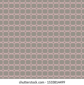 Seamless vector pattern in geometric ornamental style