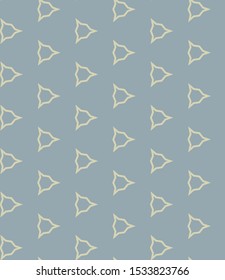 Seamless vector pattern in geometric ornamental style