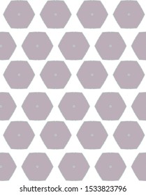 Seamless vector pattern in geometric ornamental style