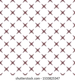 Seamless vector pattern in geometric ornamental style