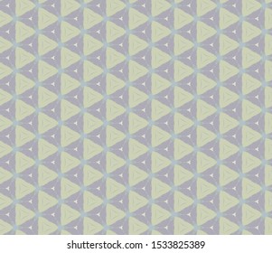 Seamless vector pattern in geometric ornamental style