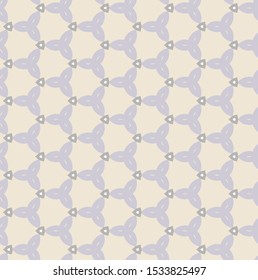 Seamless vector pattern in geometric ornamental style