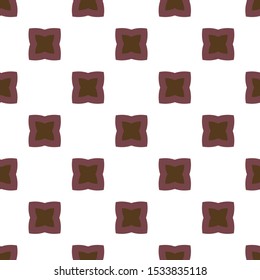 Seamless vector pattern in geometric ornamental style