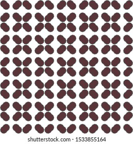 Seamless vector pattern in geometric ornamental style