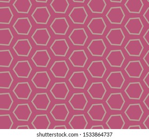 Seamless vector pattern in geometric ornamental style
