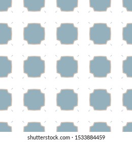 Seamless vector pattern in geometric ornamental style