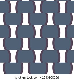 Seamless vector pattern in geometric ornamental style