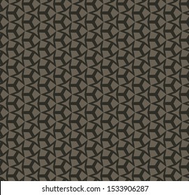 Seamless vector pattern in geometric ornamental style