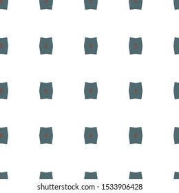 Seamless vector pattern in geometric ornamental style