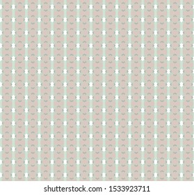 Seamless vector pattern in geometric ornamental style