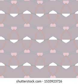 Seamless vector pattern in geometric ornamental style