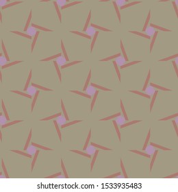Seamless vector pattern in geometric ornamental style