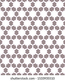 Seamless vector pattern in geometric ornamental style