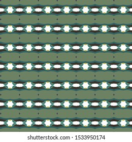 Seamless vector pattern in geometric ornamental style
