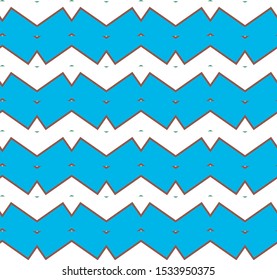 Seamless vector pattern in geometric ornamental style