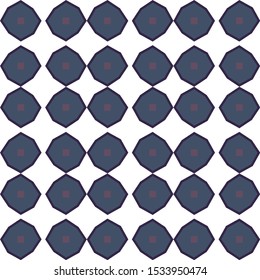 Seamless vector pattern in geometric ornamental style