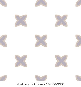 Seamless vector pattern in geometric ornamental style