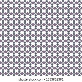 Seamless vector pattern in geometric ornamental style