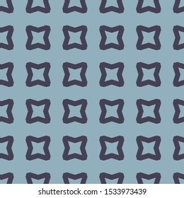 Seamless vector pattern in geometric ornamental style