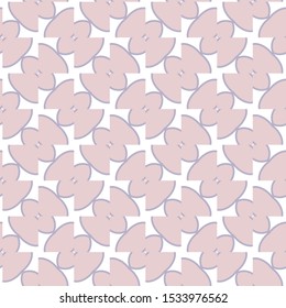 Seamless vector pattern in geometric ornamental style