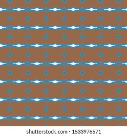 Seamless vector pattern in geometric ornamental style