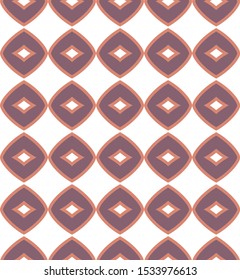 Seamless vector pattern in geometric ornamental style