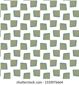 Seamless vector pattern in geometric ornamental style