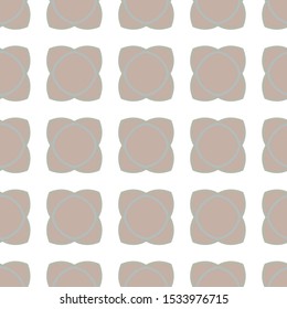 Seamless vector pattern in geometric ornamental style