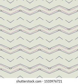 Seamless vector pattern in geometric ornamental style