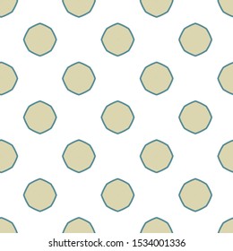 Seamless vector pattern in geometric ornamental style