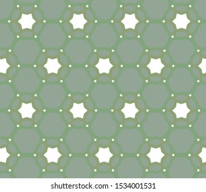 Seamless vector pattern in geometric ornamental style