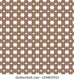 Seamless vector pattern in geometric ornamental style